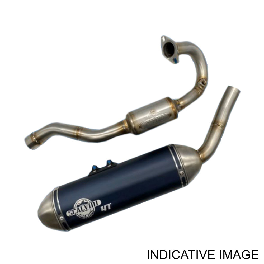 Complete exhaust for HONDA CRF 250 2 Sil. Alu Black/Inox - 18/21